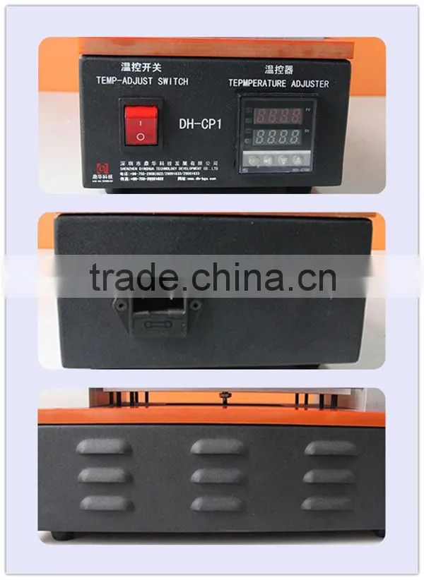 Dinghua DH-CP1 Low Cost Manual LCD Touch Screen Glass Sepatator Machine