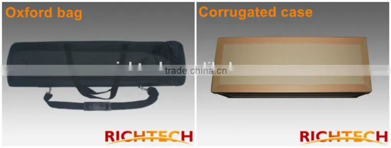Retractable exhibition stand with aluminum profile and projection film for events, super market, exhibition