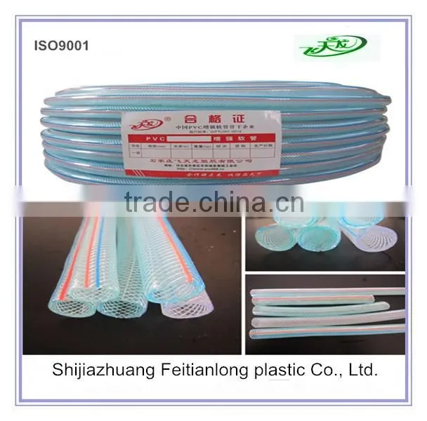 Professionalproducer of high Pressure Braided PVC Fiber Reinforced Hose tube