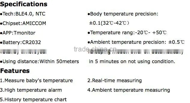 Ambient temperature Thermometer APP real time monitor