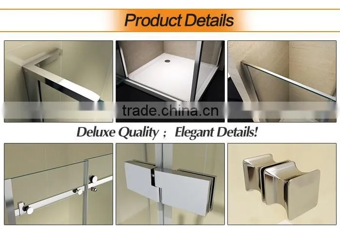 Wall to Wall Shower Screen 1200x1900mm Hinge