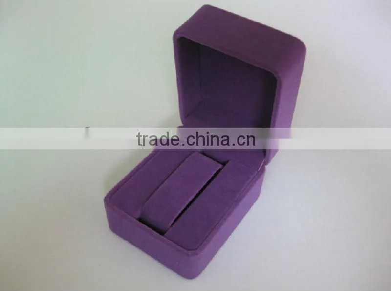 Velvet material box for watch packaging