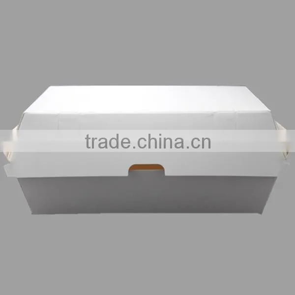 Disposable custom logo kraft paper lunch food box