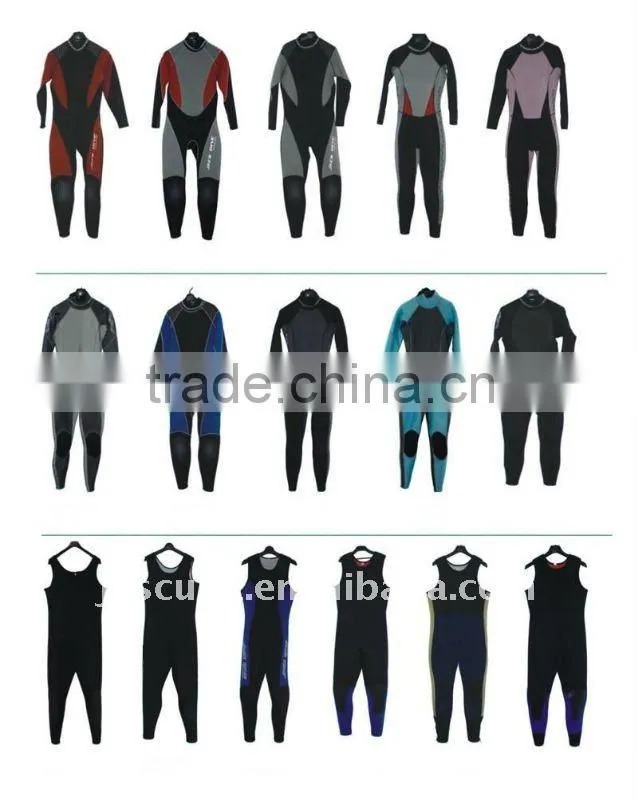 wetsuit,5mm with Glue seams, Diving Wetsuit For Men,Full diving Suit,Super stretch,DL-2641