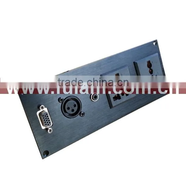 smart home OEM 86 type brushed aluminum fiber panel Wall Switch