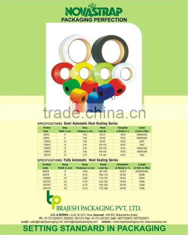 High Strength Manual PP Strapping