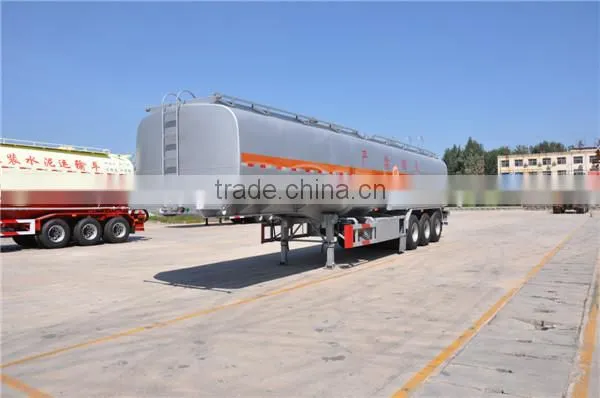 40 - 45CBM Fuel / Oil Tank Semi Trailer For Sale