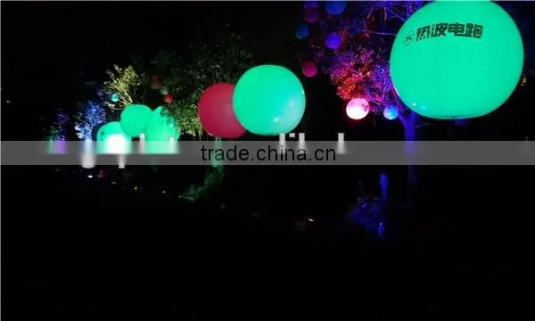 electric run show inflatable standing balloon,led inflatable helium balloon with standing