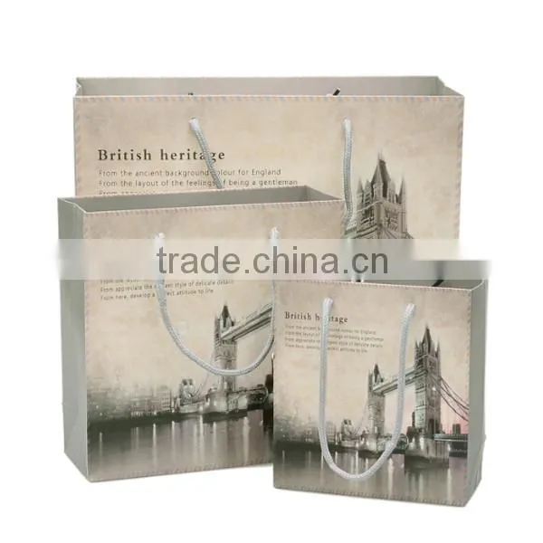 Romantic Famous View Of Europe Paper Gift Bag