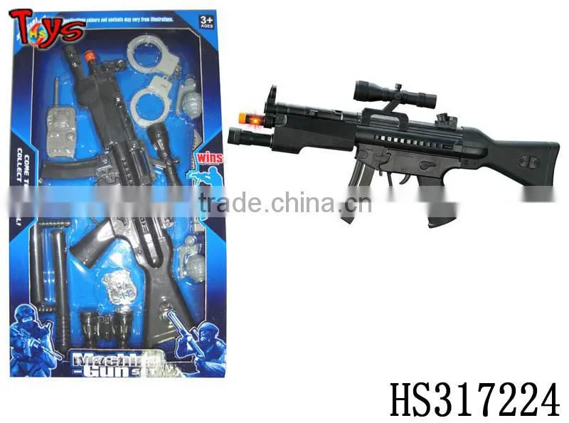 promotional black machine gun new year gift set