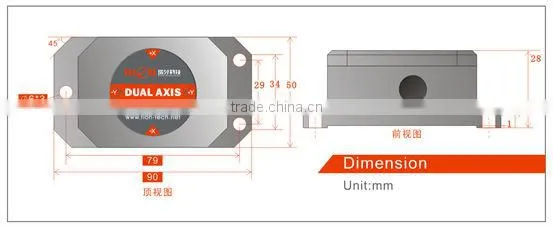 FACTORY SUPPLY LEVEL INCLINATION SENSOR TILT ANGLE MEASURE
