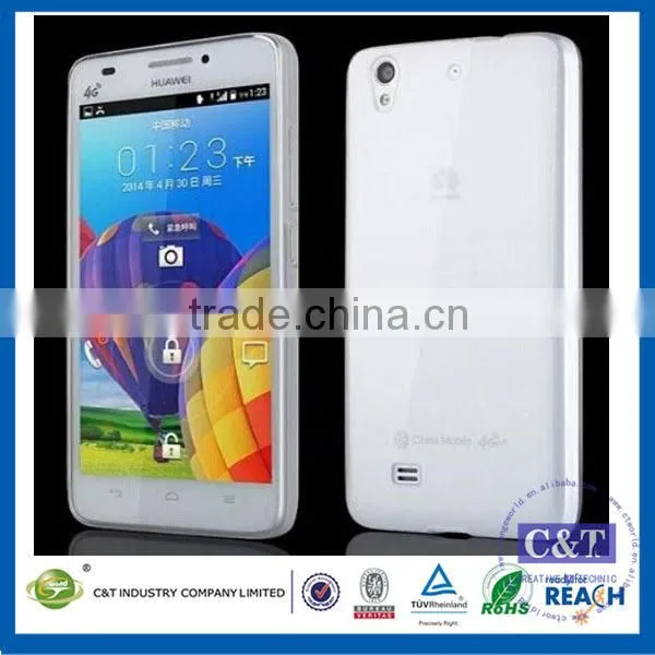 C&T New Arrival Clear TPU Cover for huawei ascend g620s back cover