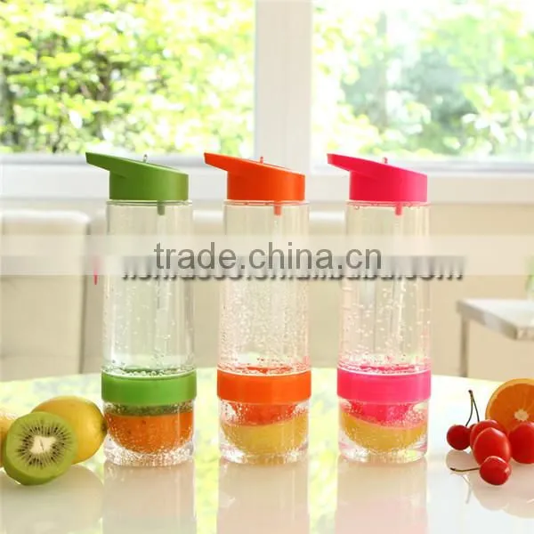 Hot Selling Plastic Lemon Fruit Cup Water Bottle Portable Cup