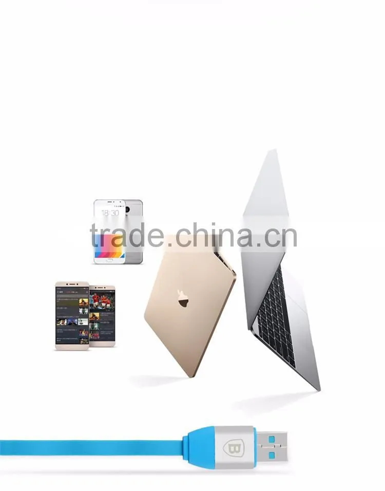 Baseus Original Auto-disconnect Type C Data Cable 2.1A USB Cable Intelligent Control Chip Charging LED Type C Phone Cable Line