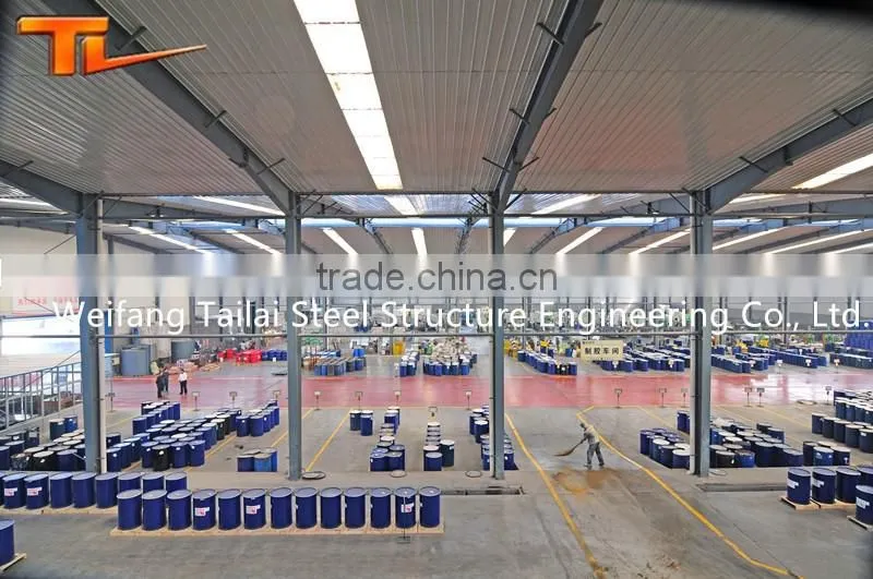 Long life large span of steel structure construction longspan steel structure factory