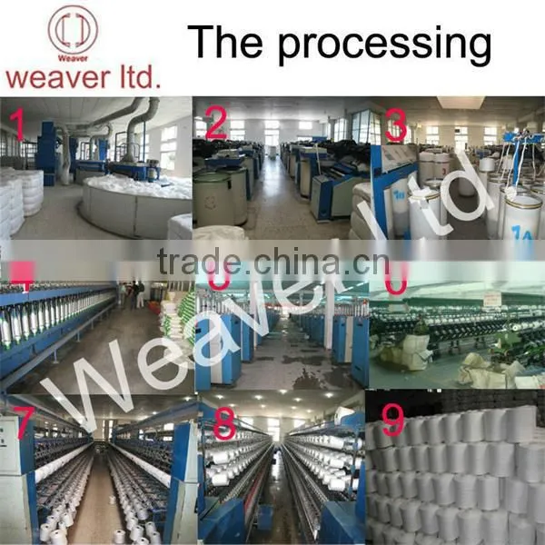 100% spun polyester yarn for sewing thread 20s/3 dyed from China alibaba
