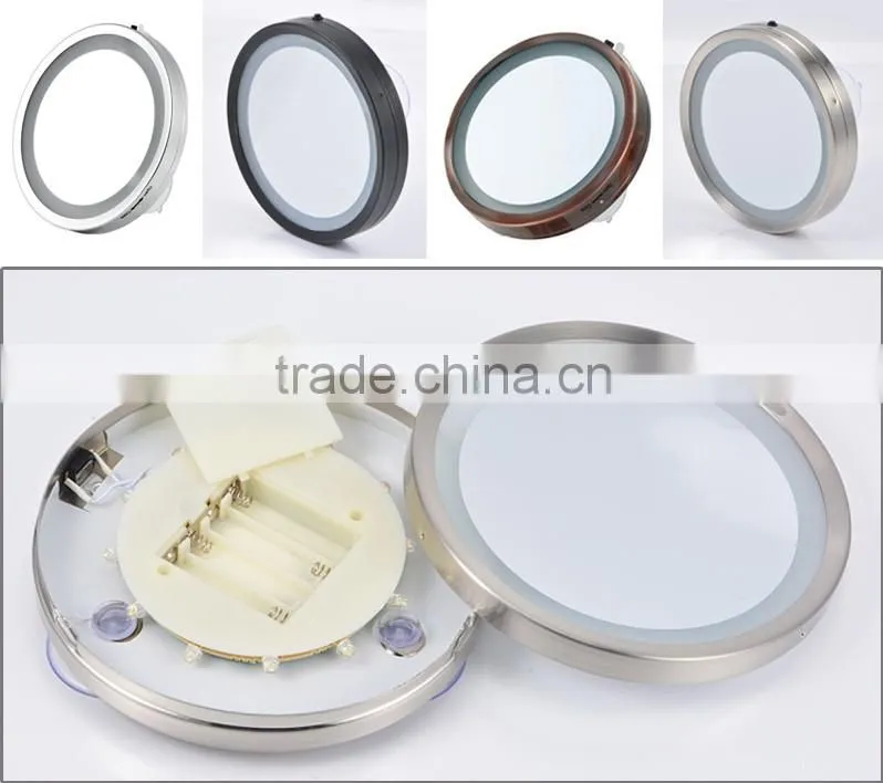 LED Light Suction Cup Cosmetic Mirror