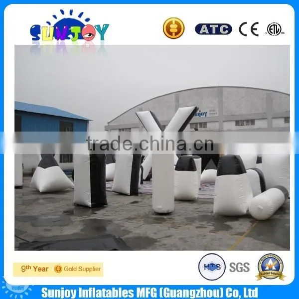 2016 best quality inflatable paint ball guns game
