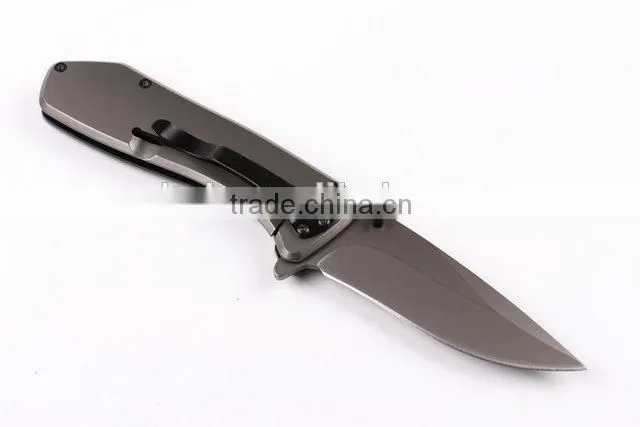 OEM 440 blade pocket knife with Titanium surface