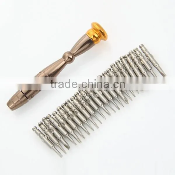 K-3310 25 In 1 Precision Screwdriver Set Disassemble Tool Kits Silver