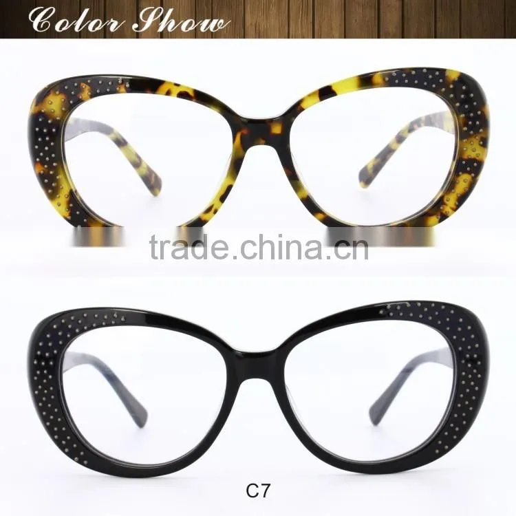 Plastic Fashion Big Frame Reading Glasses