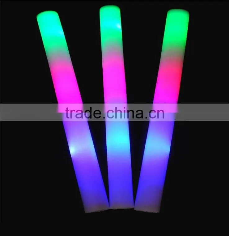 custom led blinkin light glow foam party stick