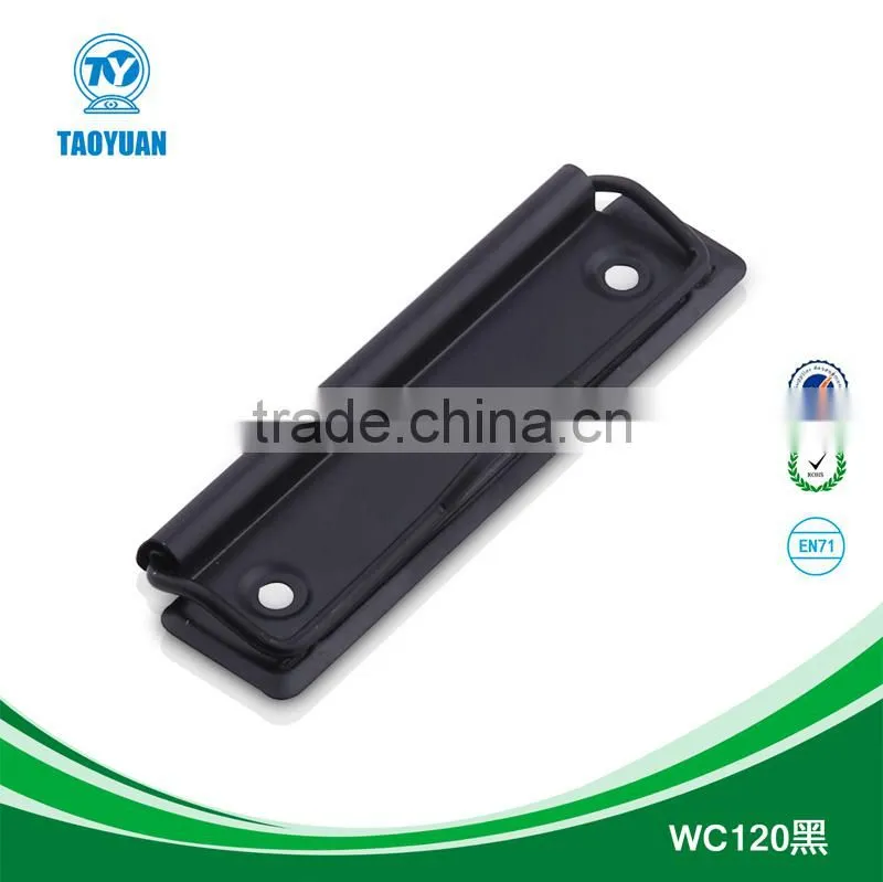 Nickle plate metal fashion clipboard clips, hardware stationery accessories
