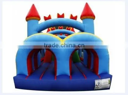 3.5mWx20mLx6mH giant inflatable obstacle course outdoor inflatable games for adult