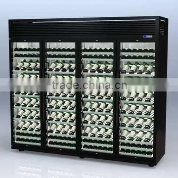 Luxury Compressor 1085L Wine Bottle Cellar Display Showcase Fridge