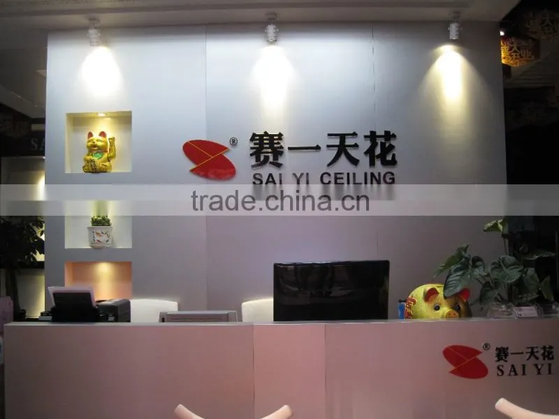 Hotel Cafeteria Ceiling Interior Design of Aluminum U-Tube Tiles