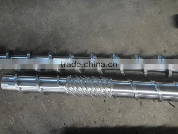 Pvc single injection screw barrel for plastic machine