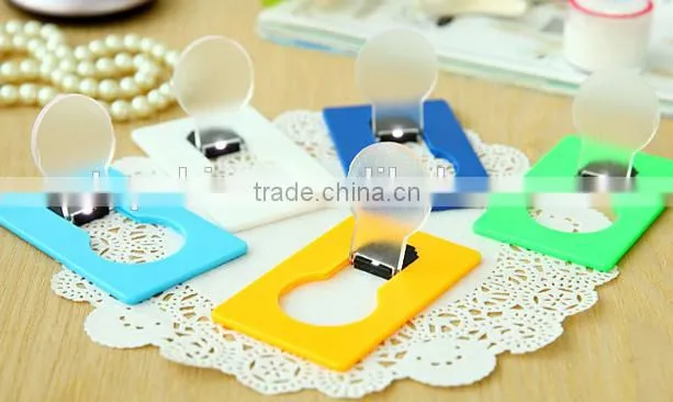Portable led card pocket light bulb lamp,mini led credit card light, christmas card&switch card sharp credit card led light bulb