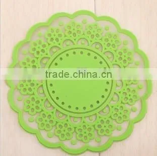 fashion silicone cup mug mat