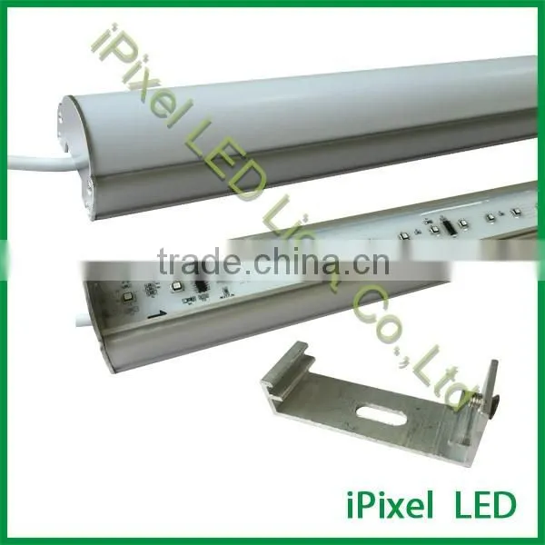48 leds DMX control led tube hoursing by milky pc