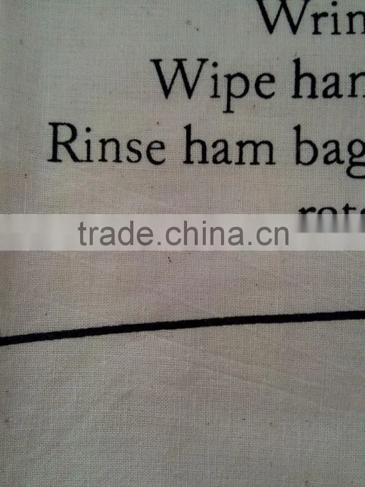 100% cotton calico ham bag shopping bag promotion bag
