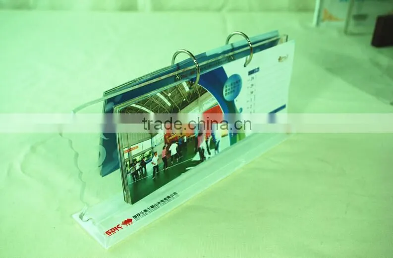 wholesale 2016 acrylic tabletop calendar