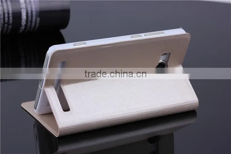 2015 New product phone cases Leather flip cover case for Vivo Xshot