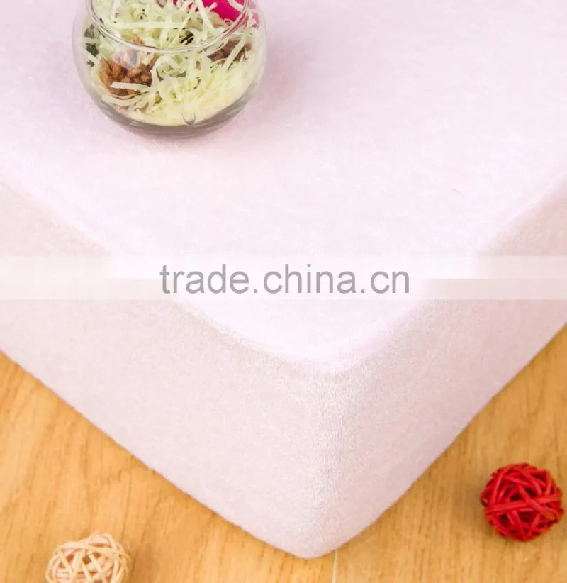 145 gsm Cotton Flannel Waterproof Fitted Sheet with 143 Bamboo terry Skirt