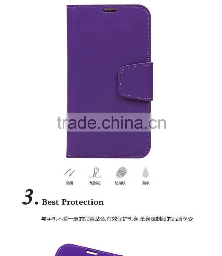 Factory directly Wholesale flip case for Apple Iphone 6 plus leather case