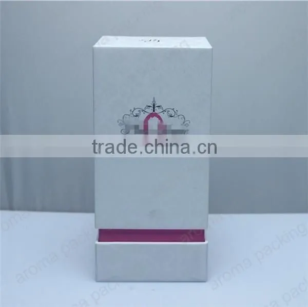 OEM custom design accept glass reed diffuser bottle with luxury white packing box