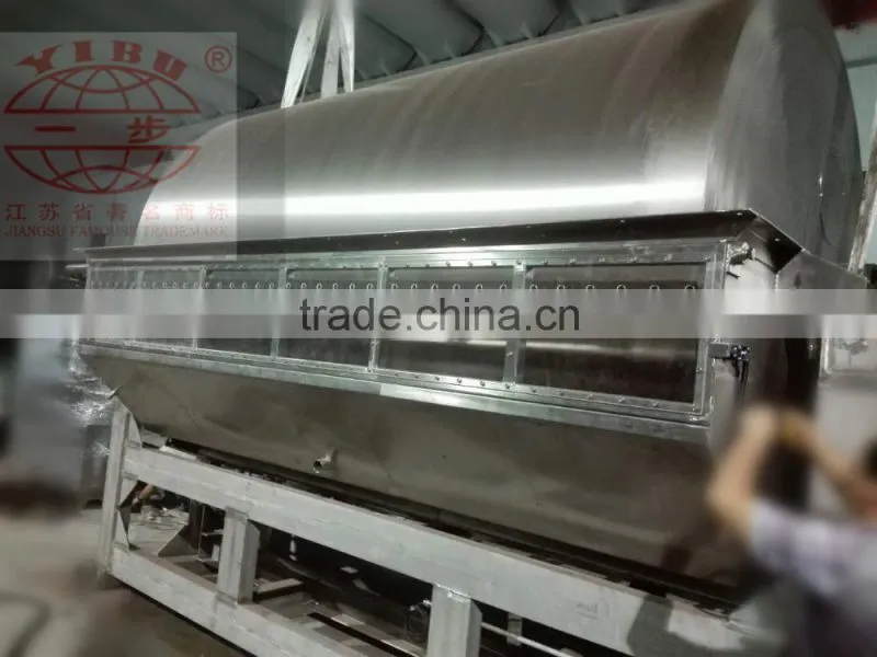 Yeast cell wall drum dryer for foodstuff industry