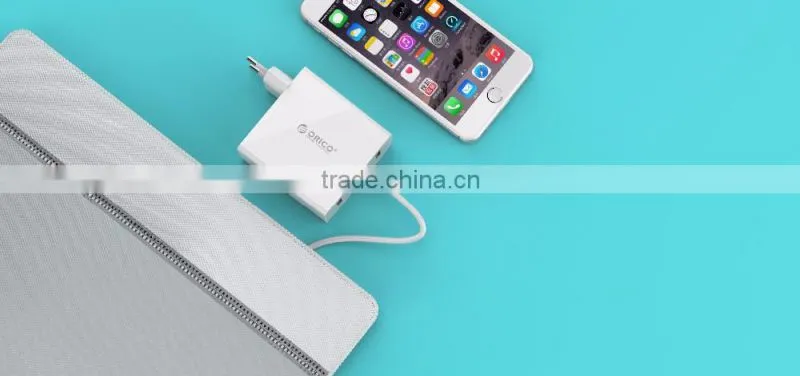 ORICO DCW-4U 4 Port smart usb wall charger for table phone with rechangeble AC plug