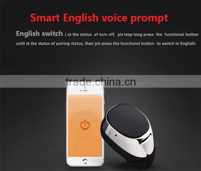 Mini 7 Ultra-small V4.1 Stereo Bluetooth Headset Earphone Earbud For iPhone