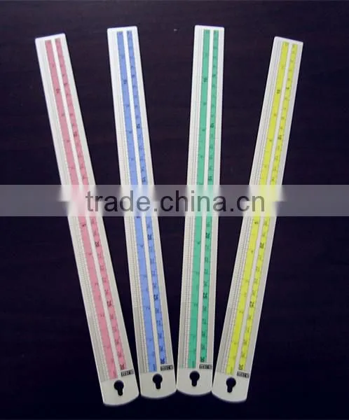 aluminum 30cm ruler metal ruler