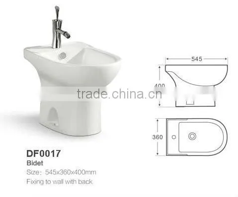Hot selling ceramics bathroom chaozhou Ceramic toilet bidet D8080B