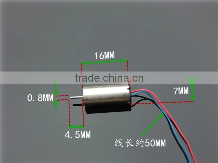 Tewec 7mm 716 mini dc helicopter motor