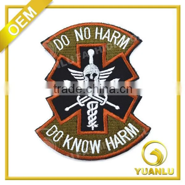 High Quality Computer Embroidery Patches for Men's Coat