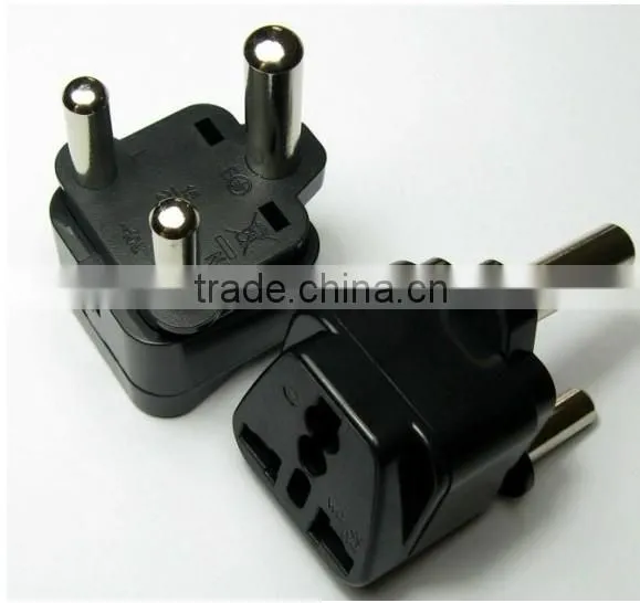 2016 New Universal to Big Sounth Africa 3 pin plug (15A) India,Hongkong plug travel adapter charger CE ROHS COPPER WD-10L