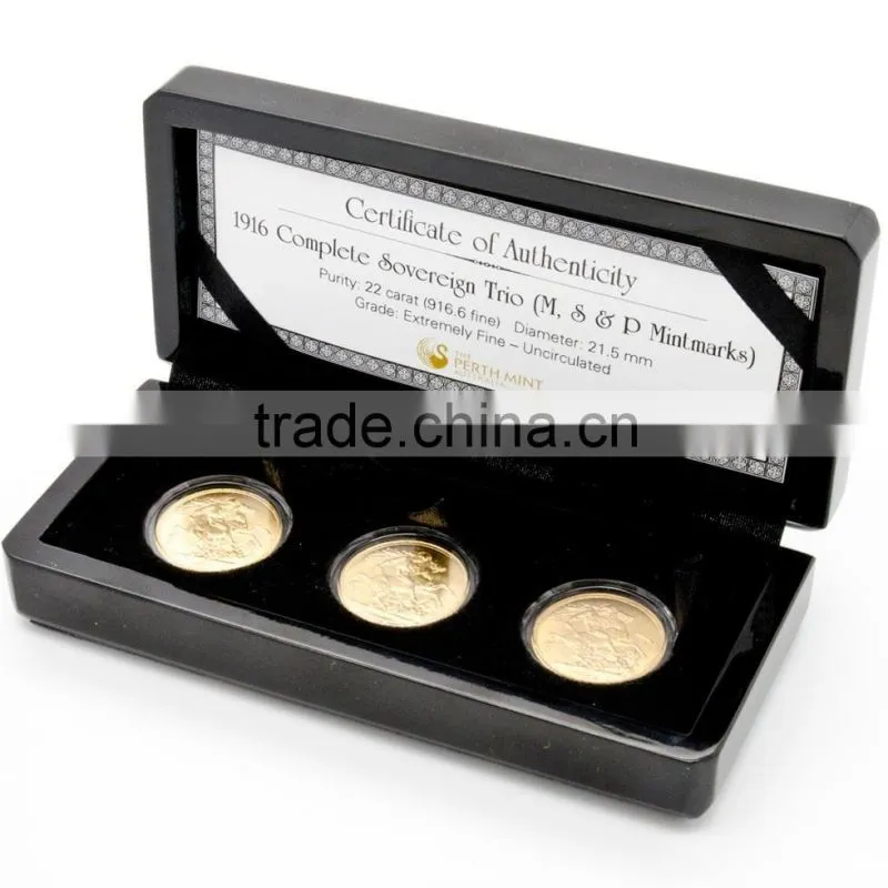 coin wooden box