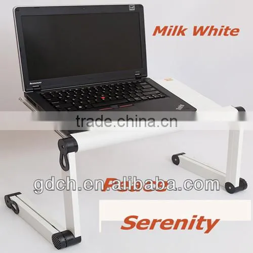 Business Opportunity Wholesale White Furniture Portable Metal Tray for Laptop in Bed